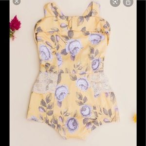 Joyfolie Yellow Flora Linnea Maillot 8